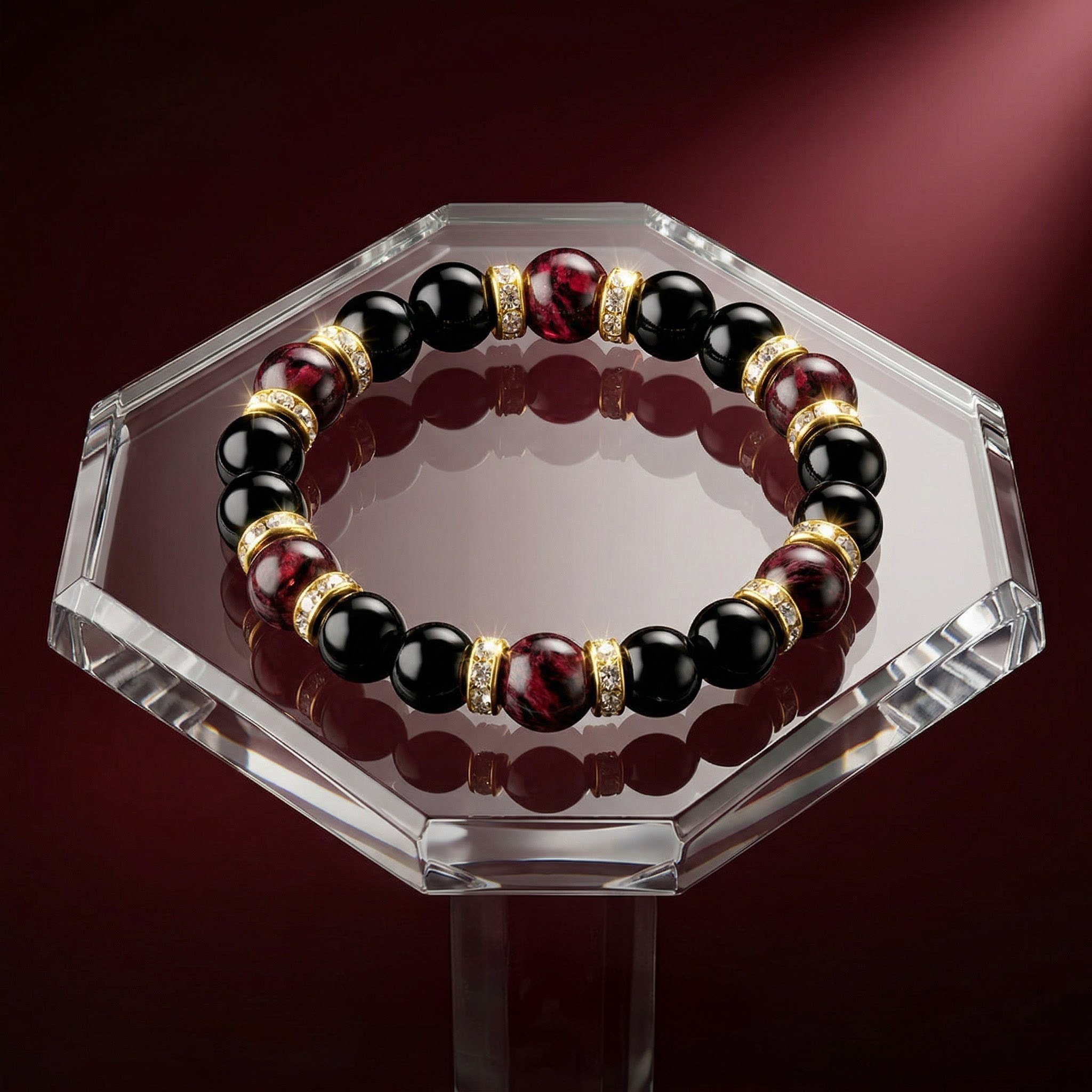 Crimson Noir Bracelet - Image 1