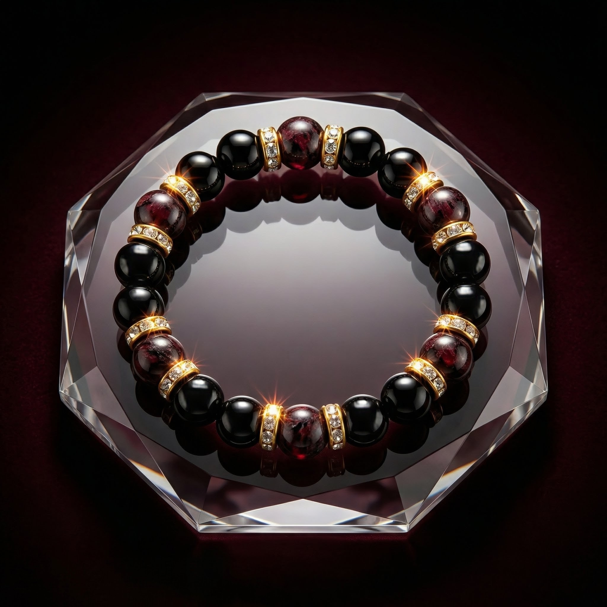 Crimson Noir Bracelet - Image 2